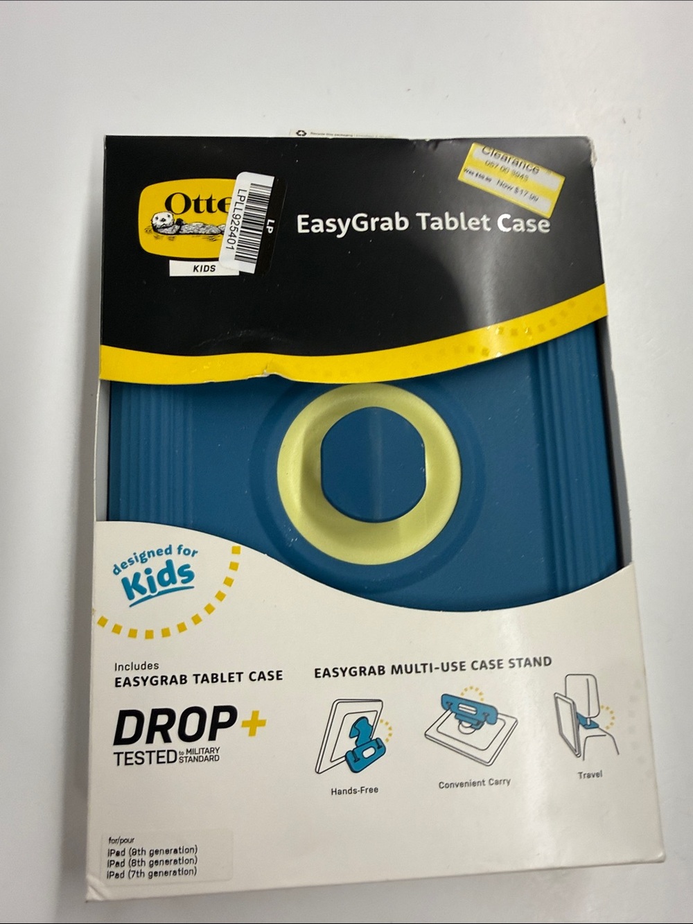 NEW OtterBox EasyGrab Kids Tablet Case - iPad 7th 8th 9th Generation